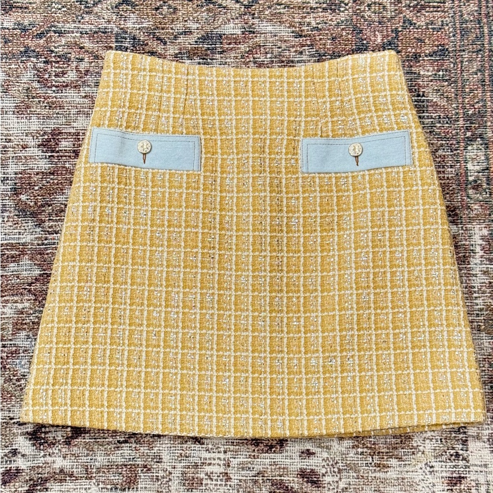 SANDRO - Tweed mini skirt